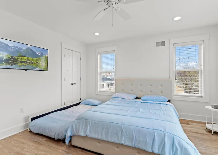 Steps From Beach & Boardwalk, Ocean Views With 5 Decks, 3 Cars